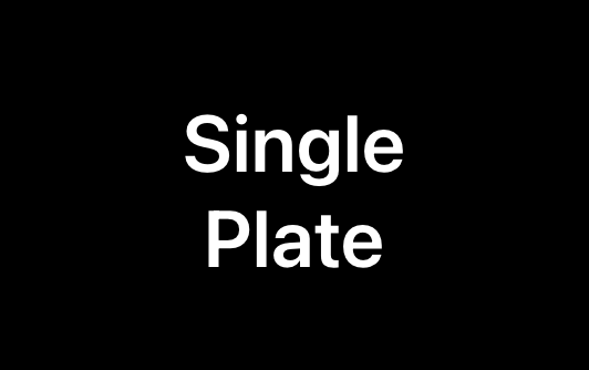 Single Plate